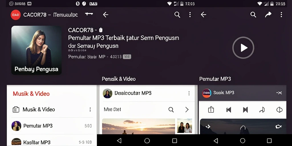 Antarmuka CACOR78 yang modern dan fungsional.